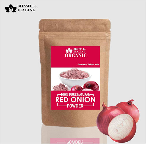 Blessfull Healing 100% 100 3.52 oz Organic Pure Natural Red Onion Powder | Gram /