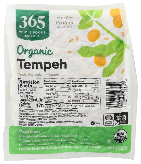 365 by Whole Foods Market , Organic Tempeh, 12 Ounce