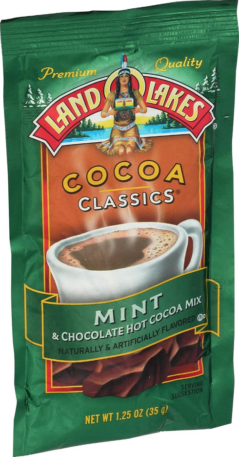 35 (Pack 2) Land O Lakes Cocoa Mix, Classic Mint, grams
