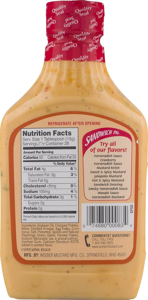Woeber's Sandwich Pal Dressing