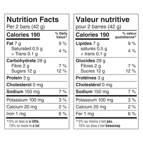 10 Count, 210g/7.4 oz., NATURE VALLEY Crunchy Maple Brown Sugar Granola Bars, {Imported from Canada}