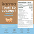 1.5 (12 Packs) Toasted Coconut Cashews by Karma Nuts, Whole, Sweet, Roasted, Vegan, Gluten Free, Low Net Carb, Natural