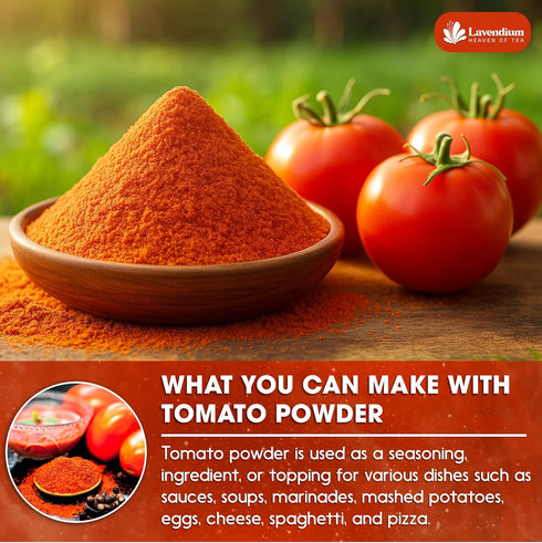 1.56 lbs (25oz) 100% Lavendium, Premium Tomato Powder Pure Dehydrated Tomato Non-GMO, Vegan, Gluten-Free, No Additives
