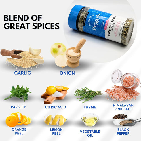 3.2 oz Tasty Seafood Blend by Peggysfood