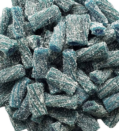 SweetGlob Gummy 2 Pectin Filled Sour Licorice Twist Bites Soft & Chewy Candy with Tangy Fruit Filling, Sweet & Sour