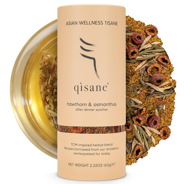 QISANE qsane Hawthorn Berry Tea Bags with Osmanthus Flower - Dried Hawthorn Berries,