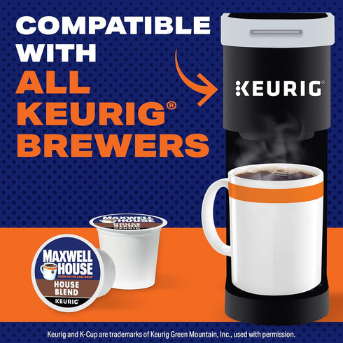 84 Maxwell House House Blend Medium Roast K-Cup Coffee Pods, ct Box
