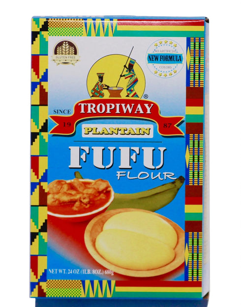 Tropiway Plantain Fufu Flour 24oz Pack of 2 Pack of 2