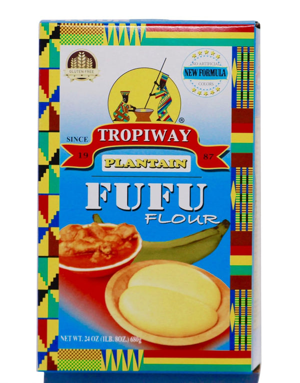 Tropiway Plantain Fufu Flour 24oz Pack of 2 Pack of 2