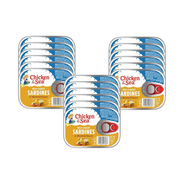 Chicken of the Sea Wild Caught Sardines in Mustard Sauce, 3.75 oz