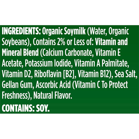 64 Oz Silk, Organic Milk Substitute, Soy, Unsweetened, Fl