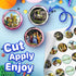 30 x Cupcake Toppers, Themed of Monster Green Collection, Edible Cake Decorations, Uncut on Wafer Sheet