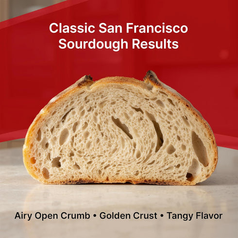 Apron Maven Premium Sourdough Starter Culture - San Francisco Style Heirloom Dehydrated With Simple Activation