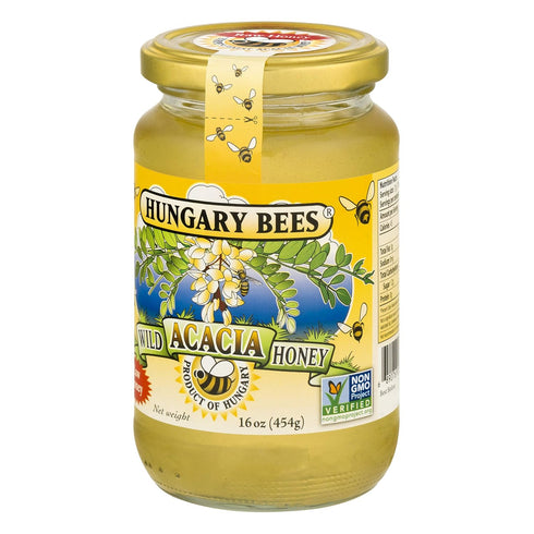 Hungary Bees 16 Wild Acacia Honey Ounce