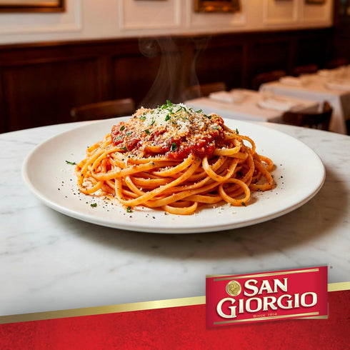 20 Pack (16 oz San Giorgio Linguine Pasta, Boxes), Traditional Pasta Noodles for Sauces and Seafood Dishes