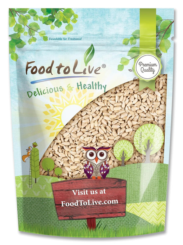 Food to Live Sunflower Seeds, 4 Pounds Non-GMO Verified, Kernels, No Shell,