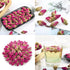 MQUPIN Dried Red Rose Bud Tea - 100% Natural Pure Flower Edible Buds, Culinary Food Grade, 250g/3Packs