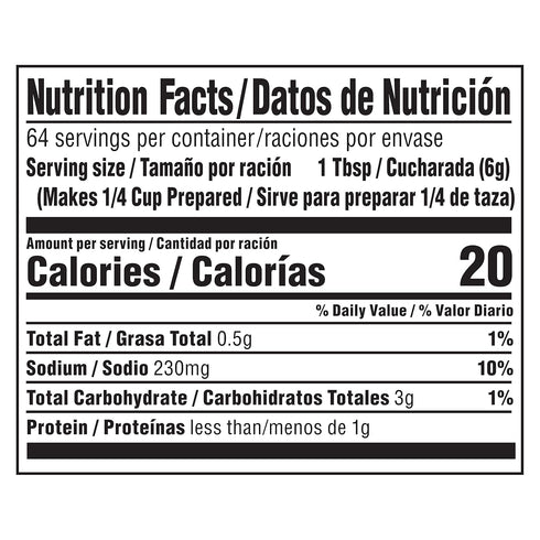 12.66 oz, Pack 6 Knorr Professional Beef Gravy Mix Gluten Free, No Artificial Flavors or Preservatives, No added MSG