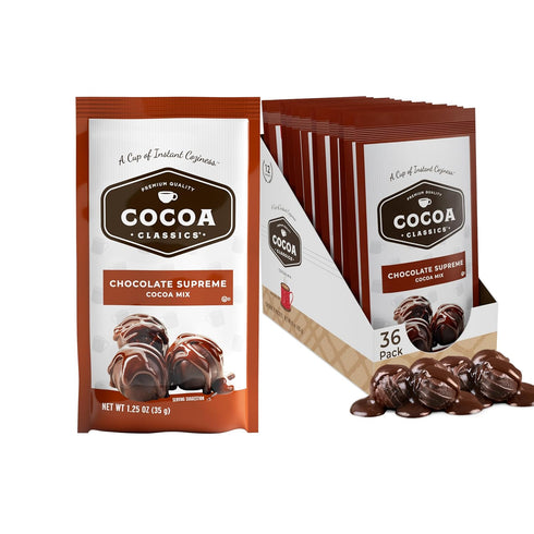 Cocoa Classics Chocolate Supreme Cocoa Mix, Hot Chocolate, Made with Nonfat Milk,