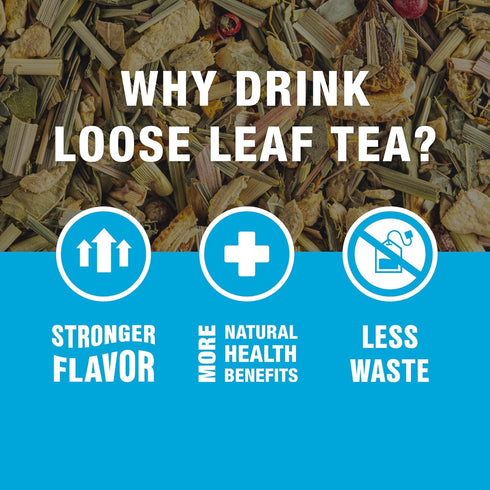 25 2oz Tiesta Tea - Meyer Lemon Zest, Loose Leaf, Zesty Lemon Herbal Tea, Premium Caffeine-Free Blend, Makes Hot
