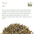 Organic Basil Leaves Culinary Herb, Perfect for Pesto, Sweet Basil, Dry Ocimum Basilicum
