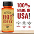 Super Duper Honey Truffle Hot Honey, Sweet & Spicy, Infused with Red Cayenne Peppers, Raw & Unfiltered, Perfect for Seasoning, Cooking & Snacks, More than Just a Chili Sauce! - 10 oz Squeeze Bottle (Truffle Hot)
