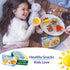 Dole Fruit Bowls No Sugar Added Snacks, Diced Peaches 4oz, Gluten & Dairy Free, Bulk Lunch Snacks for Kids & Adults