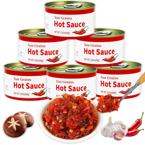Kesasmei Mushroom Hot Sauce, Delicious Chopped Chili Sauce, Spicy Chili Oil and Chili