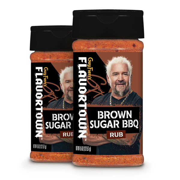 Guy Fieri's Flavortown Brown Sugar BBQ Dry Rub - Grill Seasoning For
