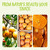 Persimmons 1 lb Persimmon Persimmons Oh! Nuts Dried - Dehydrated Fruit - No Sugar Added - Bag - Slices - Dried