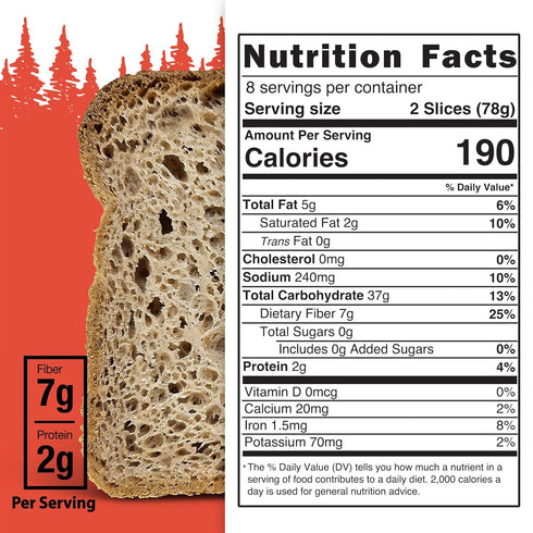 Pack 17.4 Oz (Pack 4) Happy Campers Variety Gluten Free Bread, Yum White and Hemp Multi-Seed, Non-GMO, Vegan, Organic