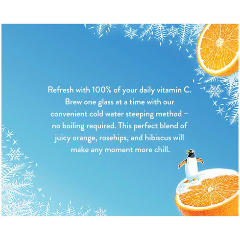 18 (Pack 6) Celestial Seasonings Cold Brew Iced Tea, Citrus Sunrise, Caffeine Free, tea bags
