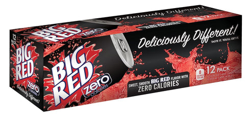 Big Red | Zero | Fridge Pack Cans | Zero Calories |