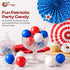 1 Inch 250 NY Spice Shop Red, White & Blue Gumballs - Large Gumballs For Gumball Machine - Gumball Vending Machine