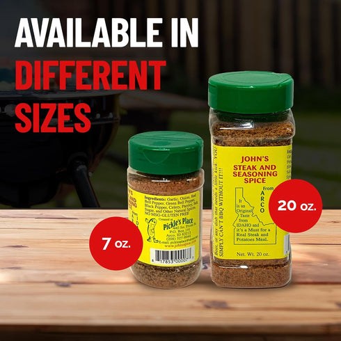 John’s Steak and Seasoning Spice Original, 7oz Green