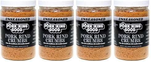 Pork King Good - Pork Rind Breadcrumbs - 4 Pack! Keto Friendly,