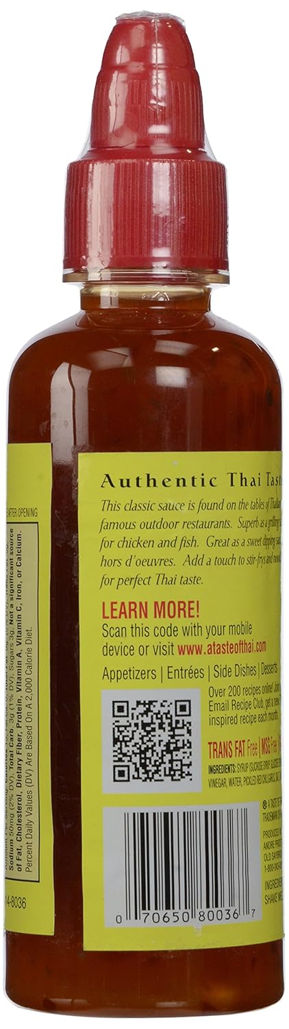 A Taste of Thai Sweet Red Chili Sauce, 7 oz