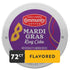 Community 72 Count 2.0 72 Count (Pack 6) Coffee Mardi Gras King Cake Flavored Coffee Pods, Medium Roast, Compatible