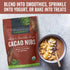 Viva Naturals Organic Cacao Nibs, 8 oz - Keto Friendly, Unsweetened Chocolate Chip Substitute