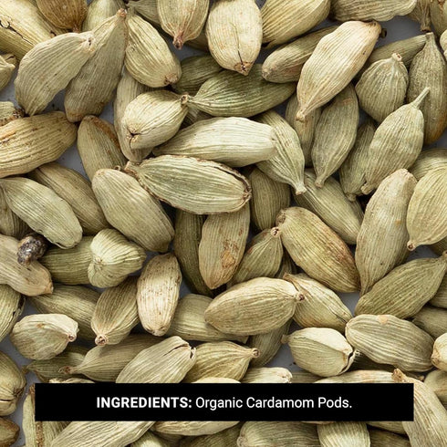 1-Pound, Frontier Co-op Organic Whole Cardamom Pods, Sweet, Warm Taste, Exotic Floral Aroma, Certified Organic & Kosher