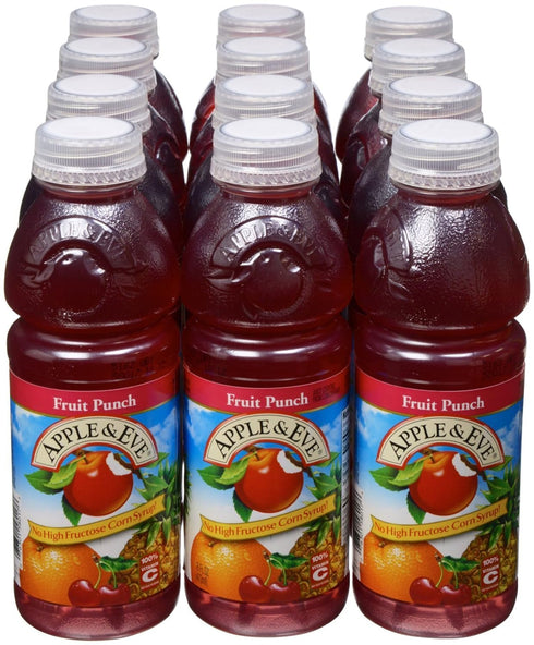100% 16 oz 12 Count Apple & Eve On The Go Juice - Fruit Punch