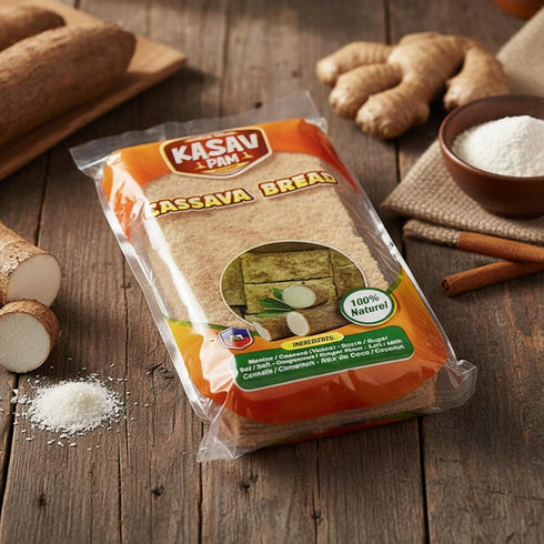 Generic Kasav Pam Traditional Haitian Cassava Bread Sugar/Coconut From Cap Haitien