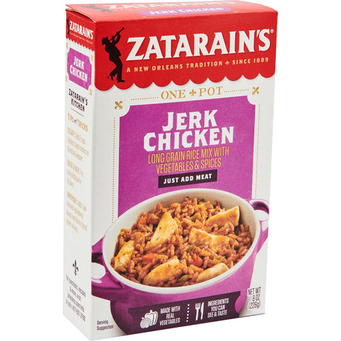 Zatarain's Jerk Chicken Rice, 8 oz (Pack of 8)