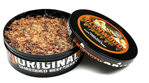 Glenwood Snacks Pack 0.32 oz (12 Pack) Glenwood Variety of Beef Jerky Chew, Shredded Beef Jerky, Teriyaki and Original