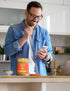 12 oz Just the Cheese Minis Cheese & Aged Cheddar Blend Crisps, Jar, Delicious Low-Carb Lifestyle Protein Chips