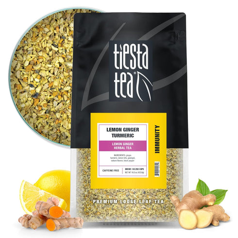 Tiesta Tea - Lemon Ginger Turmeric, Loose Leaf, Lemon Ginger Herbal Tea,