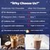 10 8.5oz Mushroom Hot Chocolate for Calm & Relax | Mushroom Blend with L-Theanine, GABA, Magnesium Glycinate, MCT