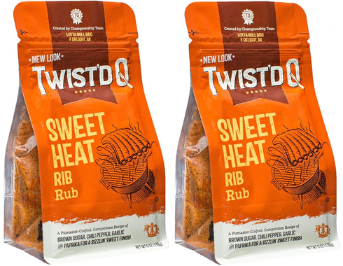 Twist'd Q - American Royal Sweet Heat Rib Rub - 2 Pack