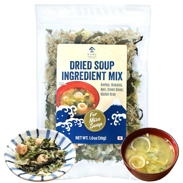 YAMASAN KYOTO UJI Five Dried Ingredients Miso Soup Mix, The Umami of