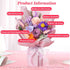 Jtoder Forever Flowers for Delivery, Preserved Flower Bouquets, Long Lasting Purple Roses, Gifts Bouquet for Mother